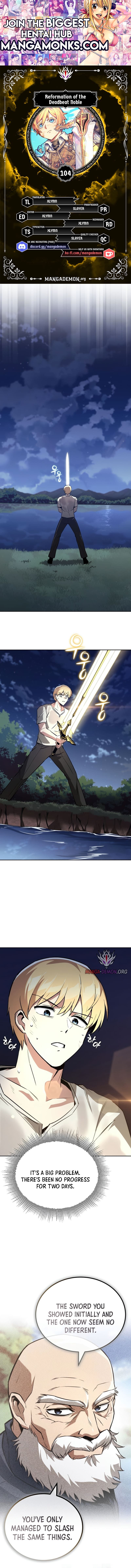 The Lazy Lord Masters the Sword chapter 104 page 1