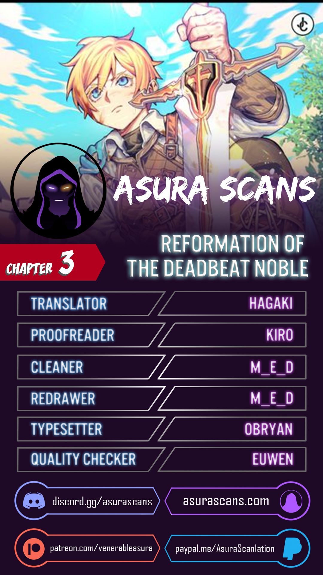 The Lazy Lord Masters the Sword chapter 3 page 1