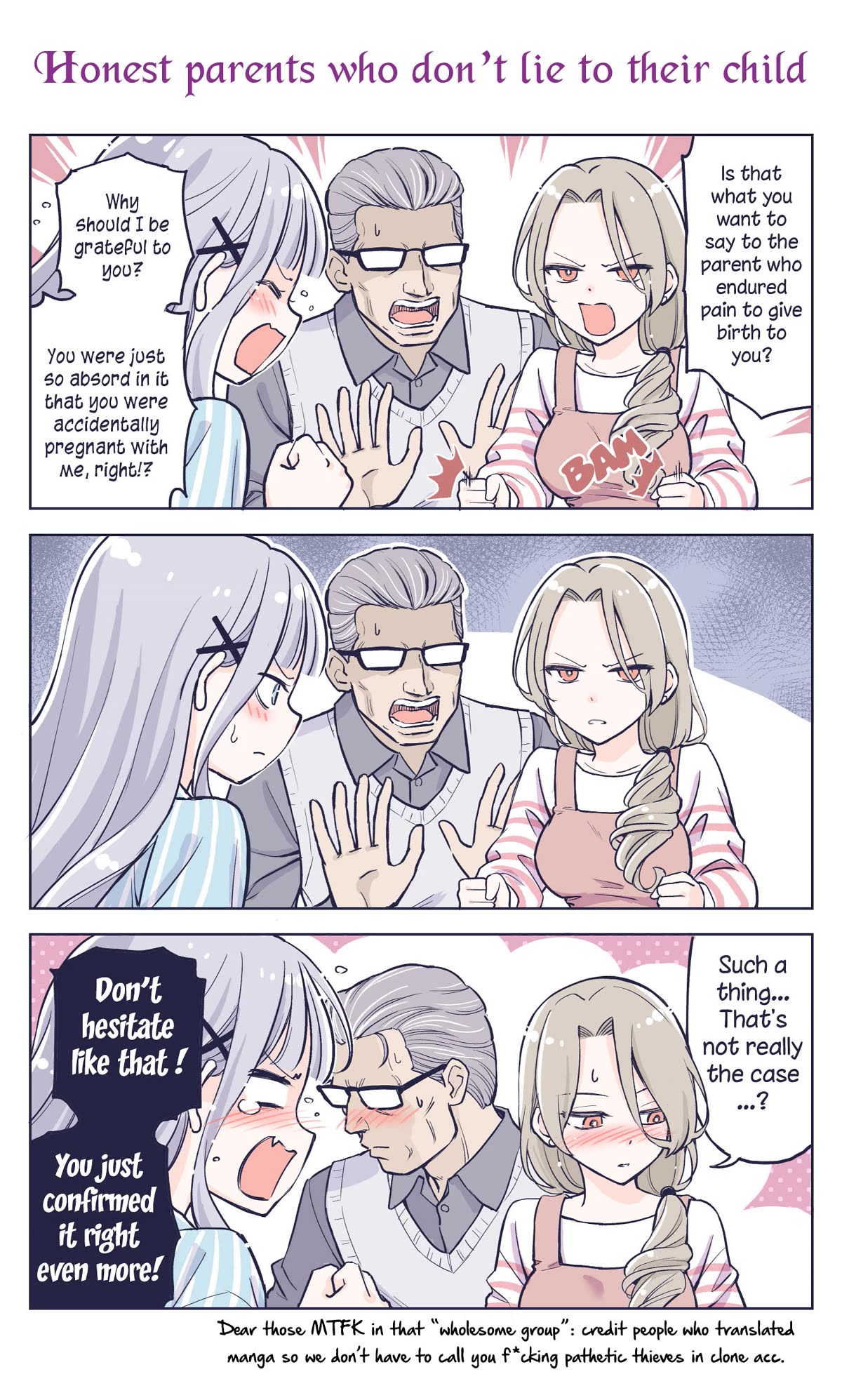 The Lecture You Would Never Want Your Parents To Give You chapter 12 page 1