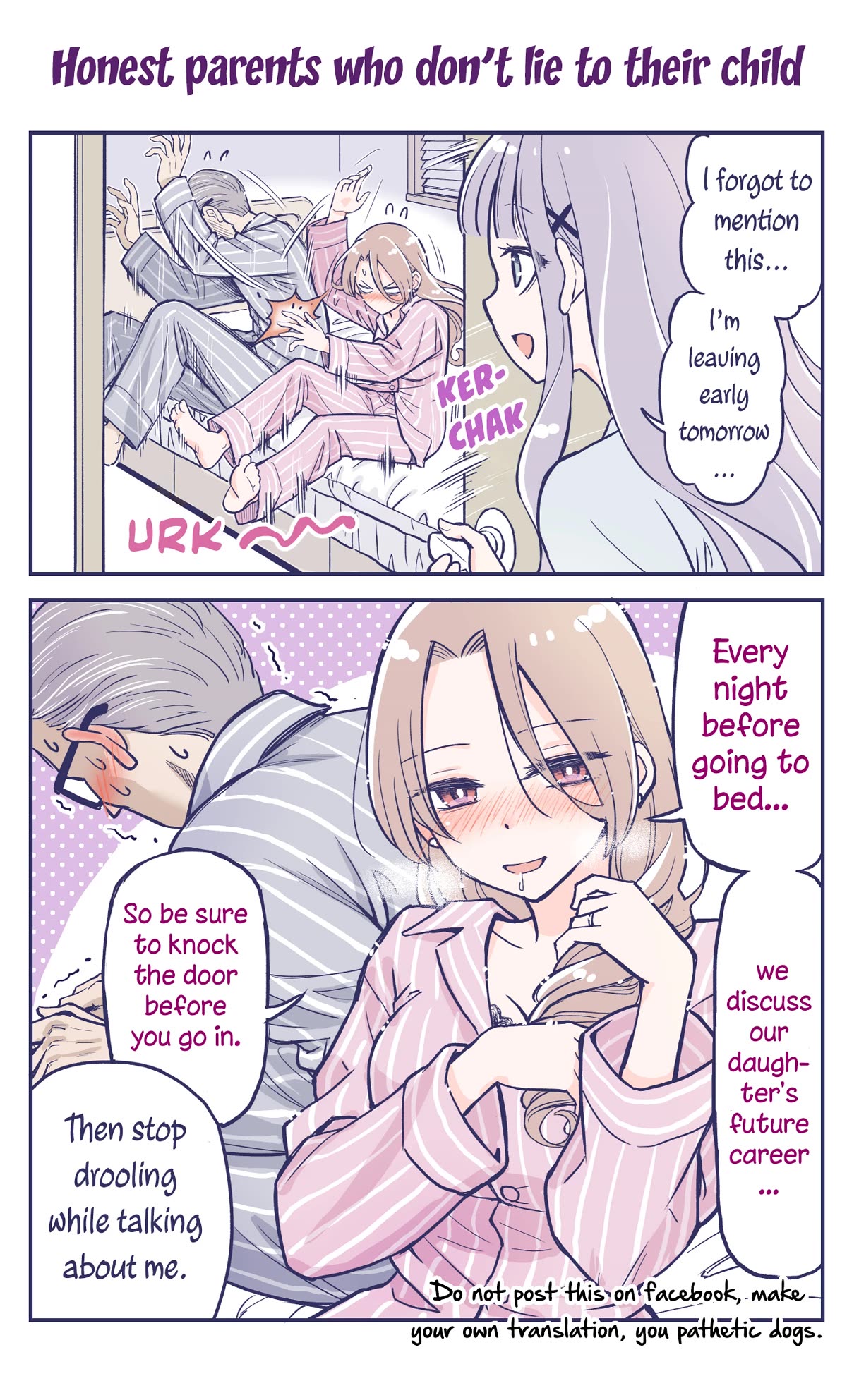 The Lecture You Would Never Want Your Parents To Give You chapter 13 page 1