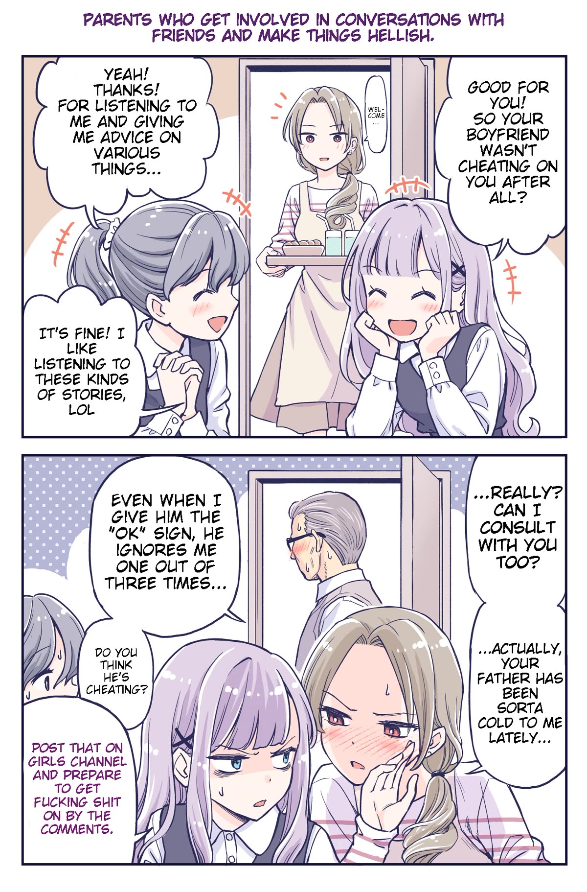 The Lecture You Would Never Want Your Parents To Give You chapter 2 page 1