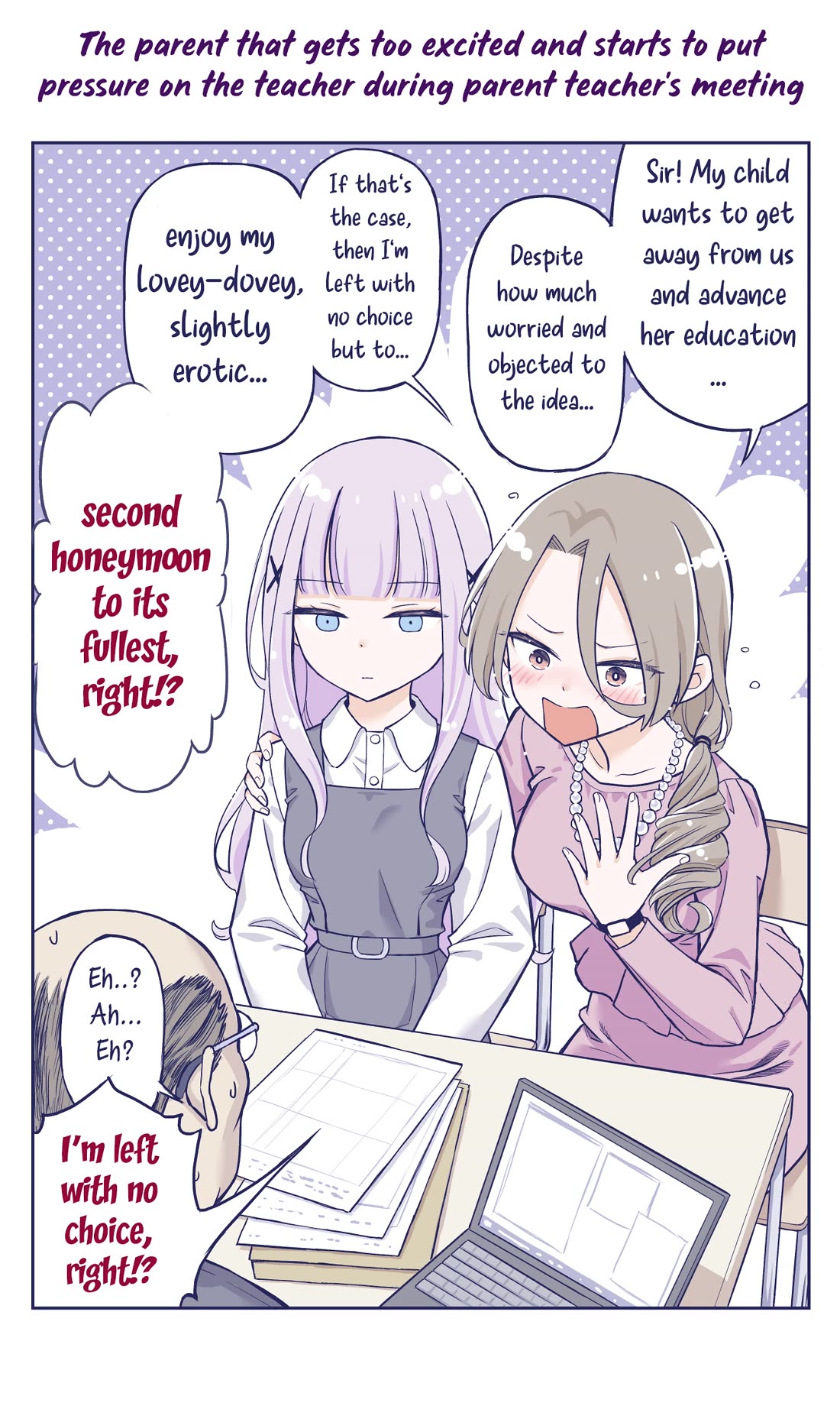 The Lecture You Would Never Want Your Parents To Give You chapter 35 page 1