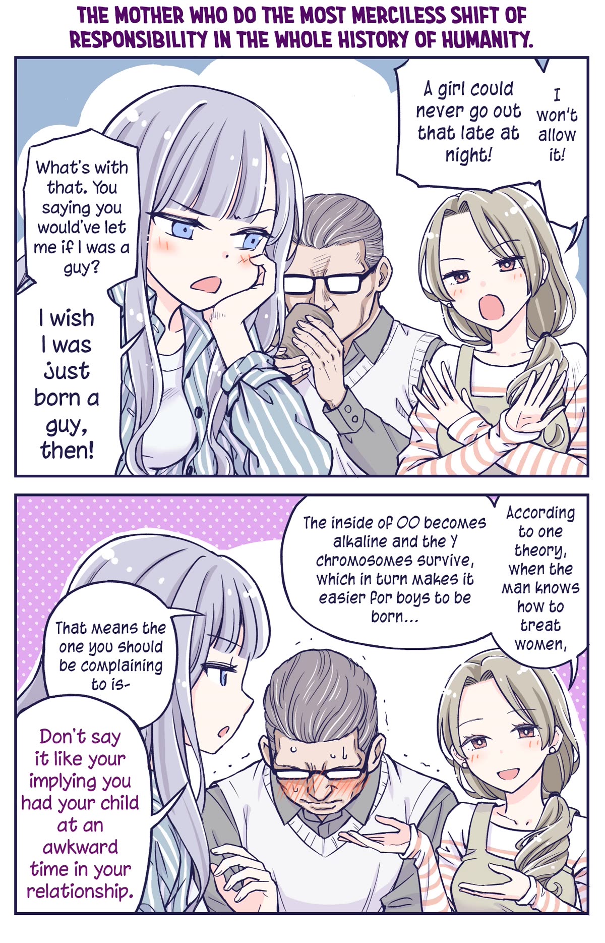 The Lecture You Would Never Want Your Parents To Give You chapter 4 page 1