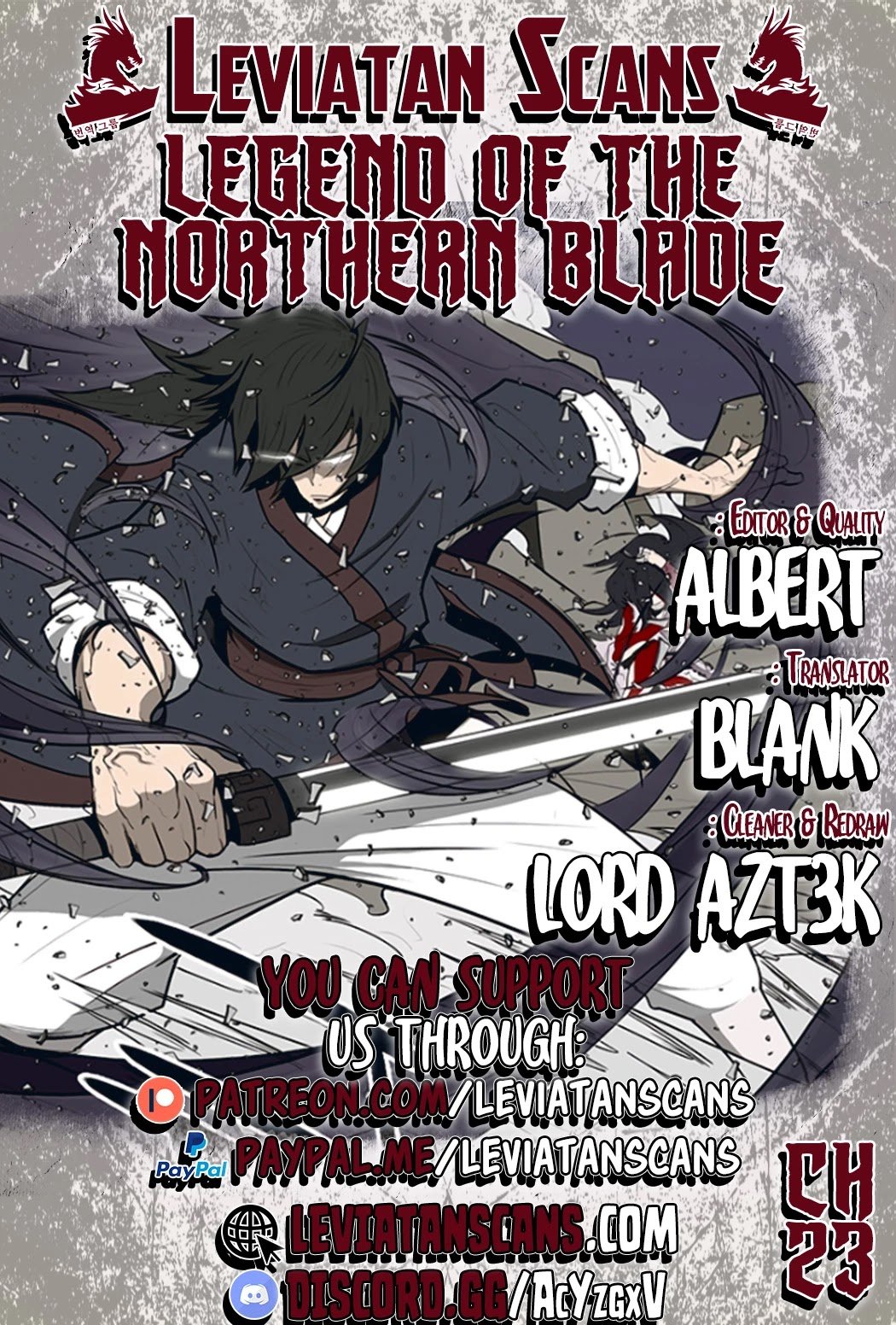 The Legend of the Northern Blade chapter 23 page 1
