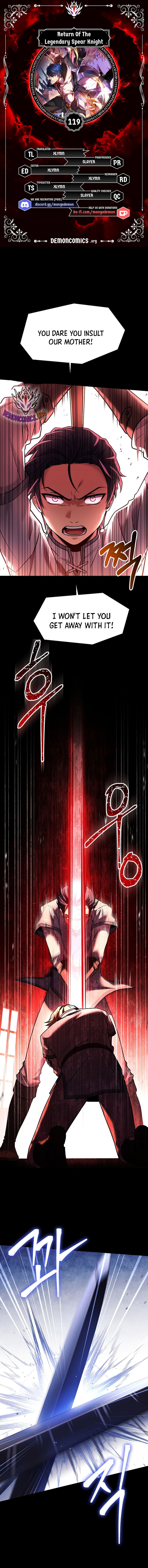 The Legendary Spearman Returns chapter 119 page 1