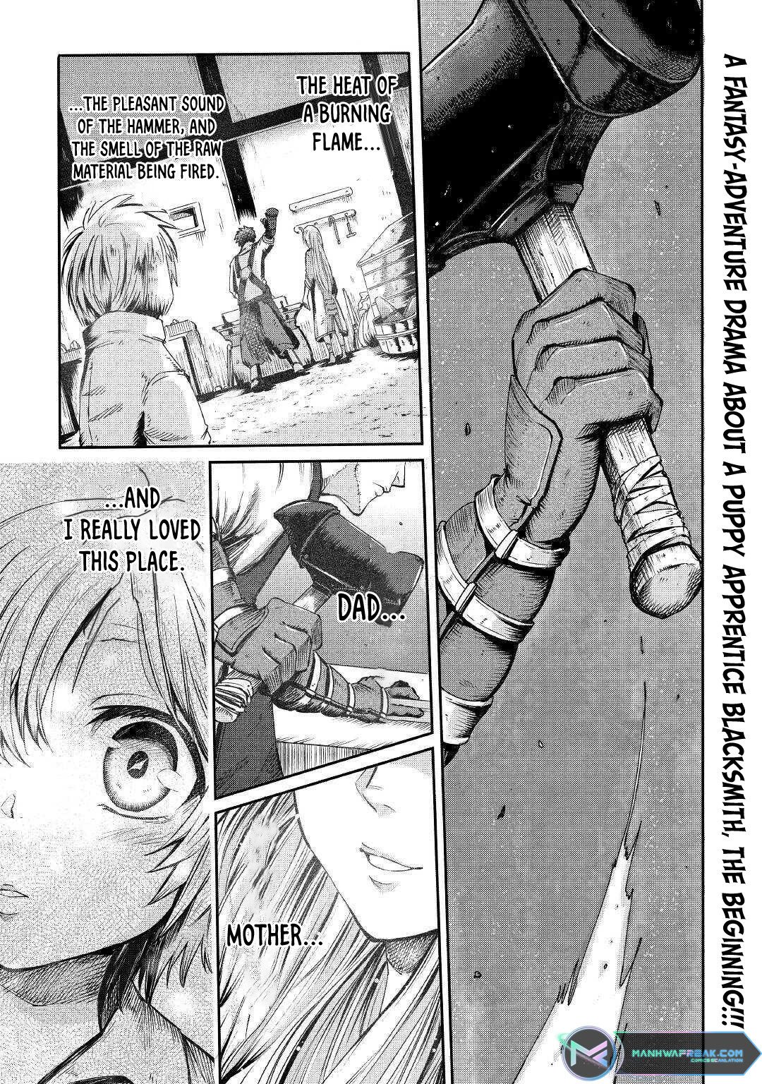 The Level 596 Apprentice Blacksmith chapter 1 page 1