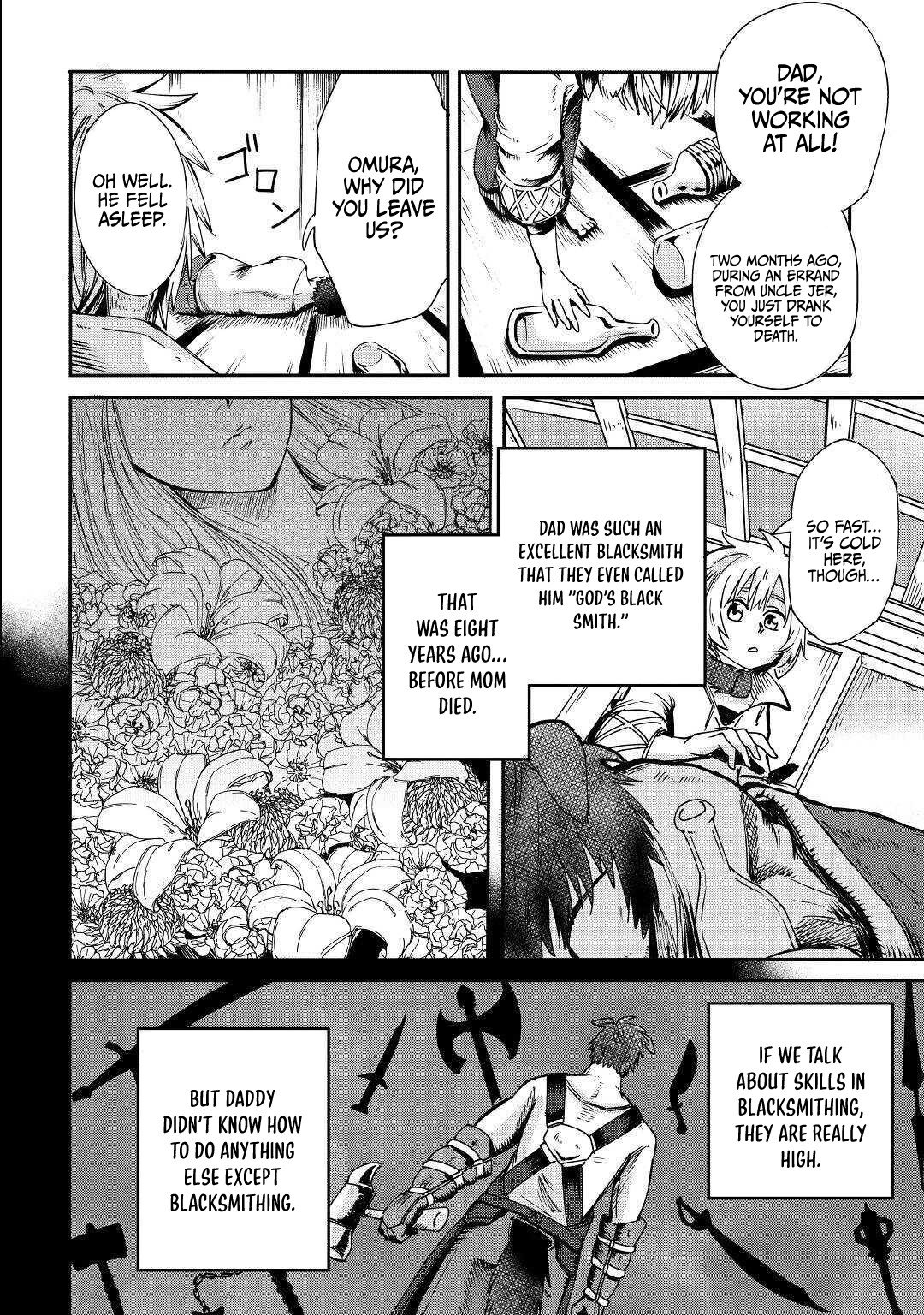 The Level 596 Apprentice Blacksmith chapter 1 page 6