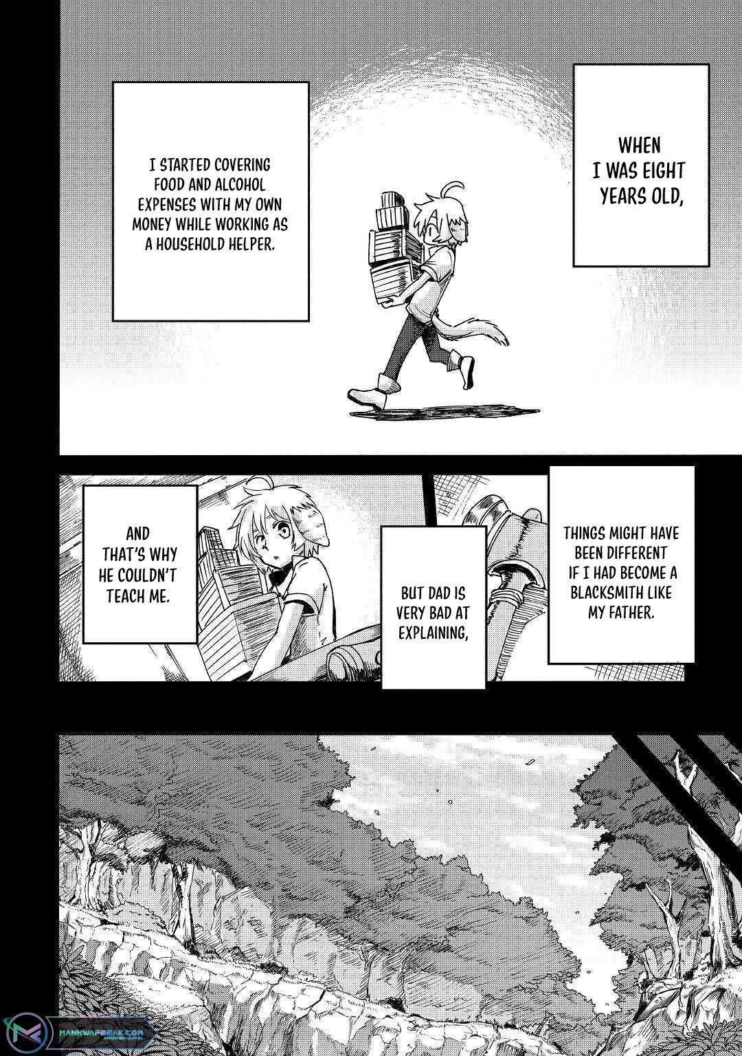 The Level 596 Apprentice Blacksmith chapter 1 page 8