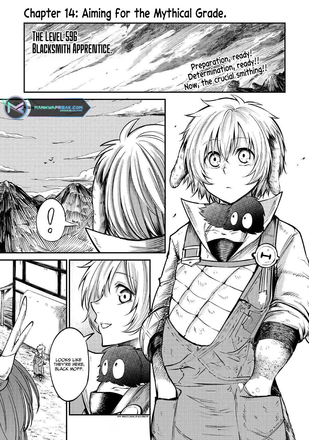 The Level 596 Apprentice Blacksmith chapter 14 page 1