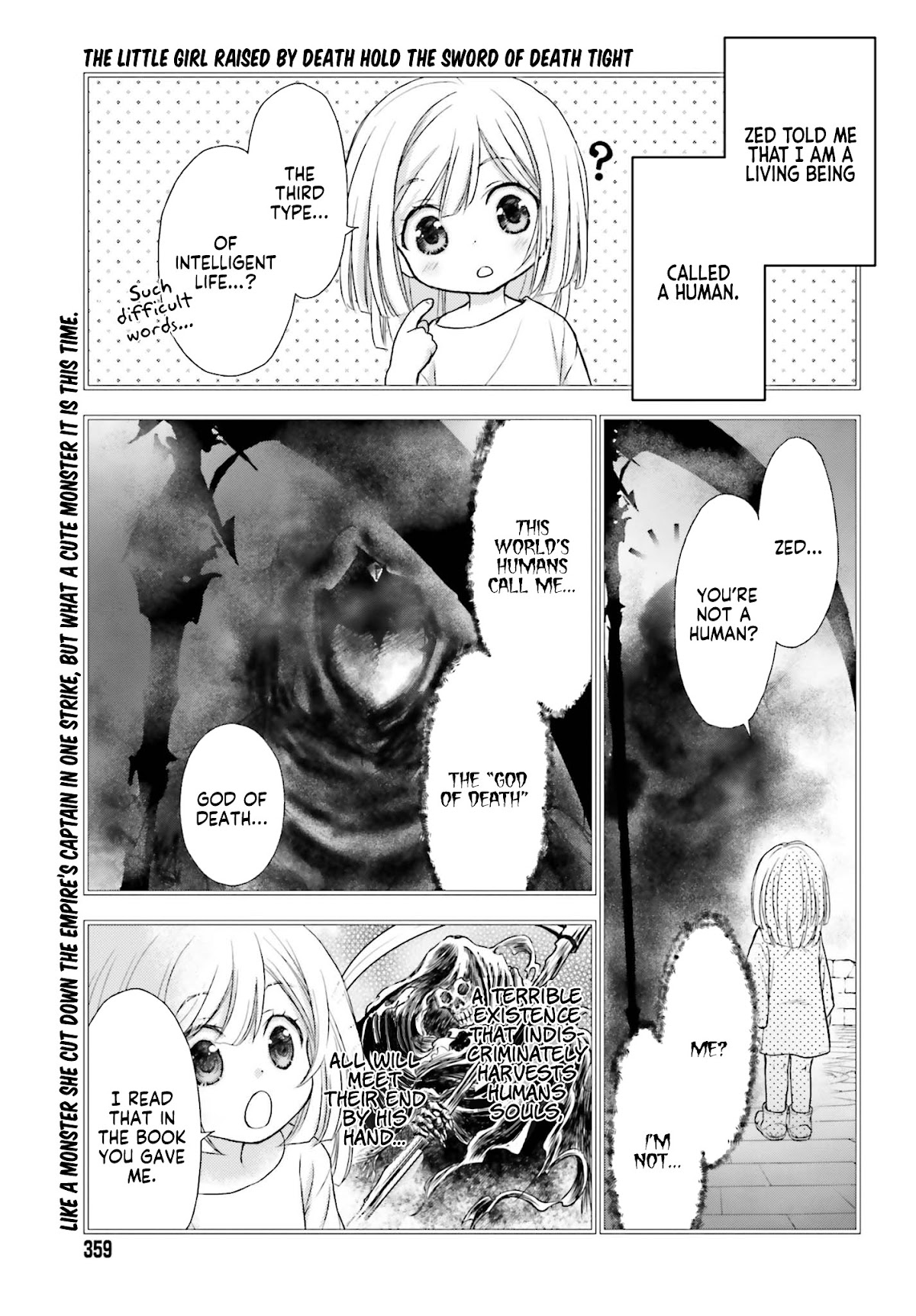 The Little Girl Raised by Death Hold the Sword of Death Tight chapter 2 page 2