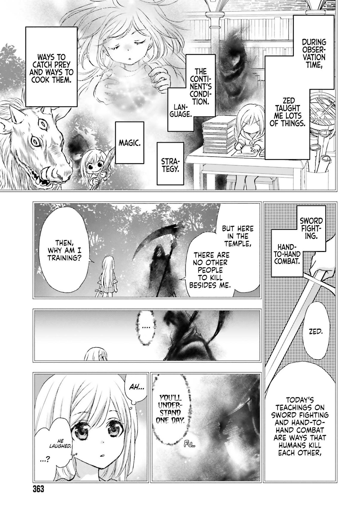 The Little Girl Raised by Death Hold the Sword of Death Tight chapter 2 page 6