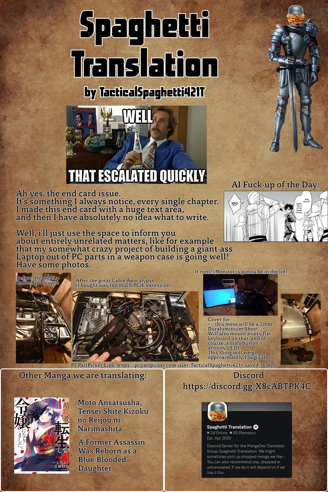 The Little Girl Raised by Death Hold the Sword of Death Tight chapter 55.1 page 23