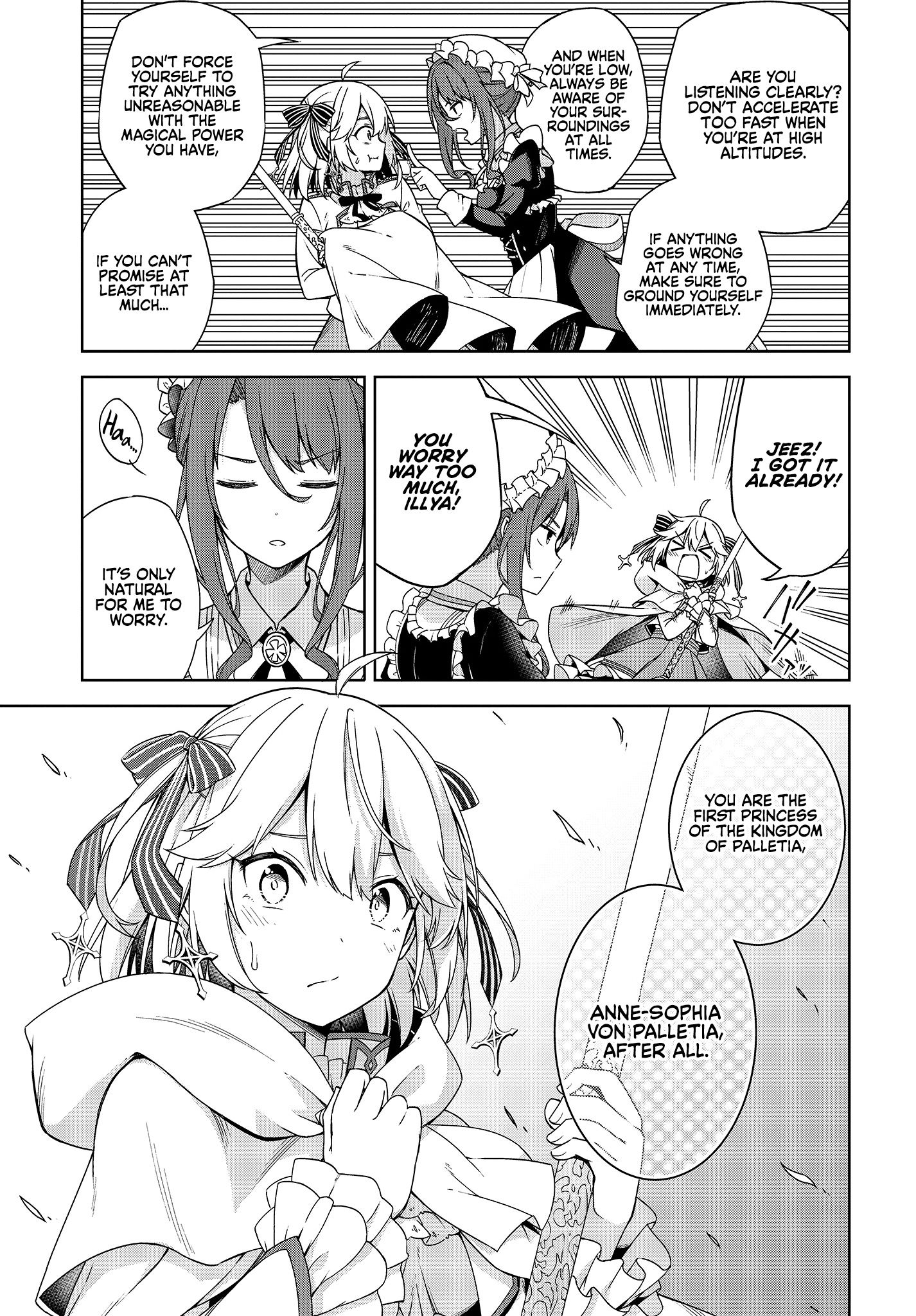 The Magical Revolution of the Reincarnated Princess and the Genius Young Lady chapter 1 page 4