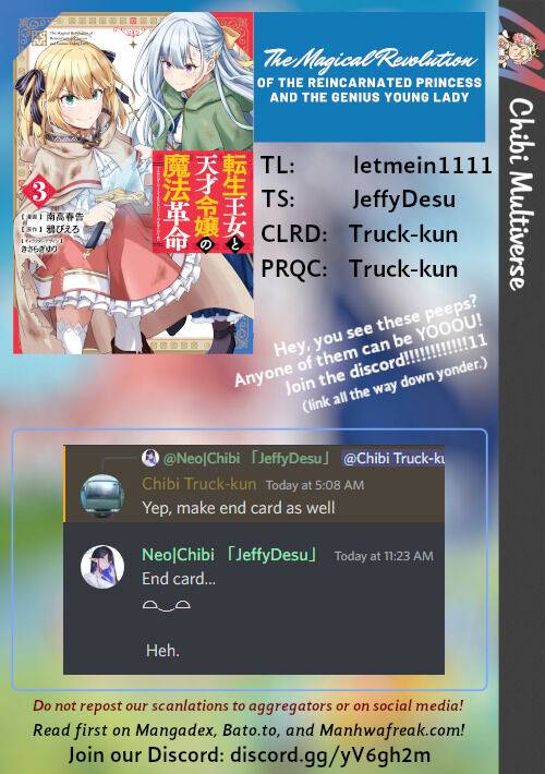 The Magical Revolution of the Reincarnated Princess and the Genius Young Lady chapter 20 page 27