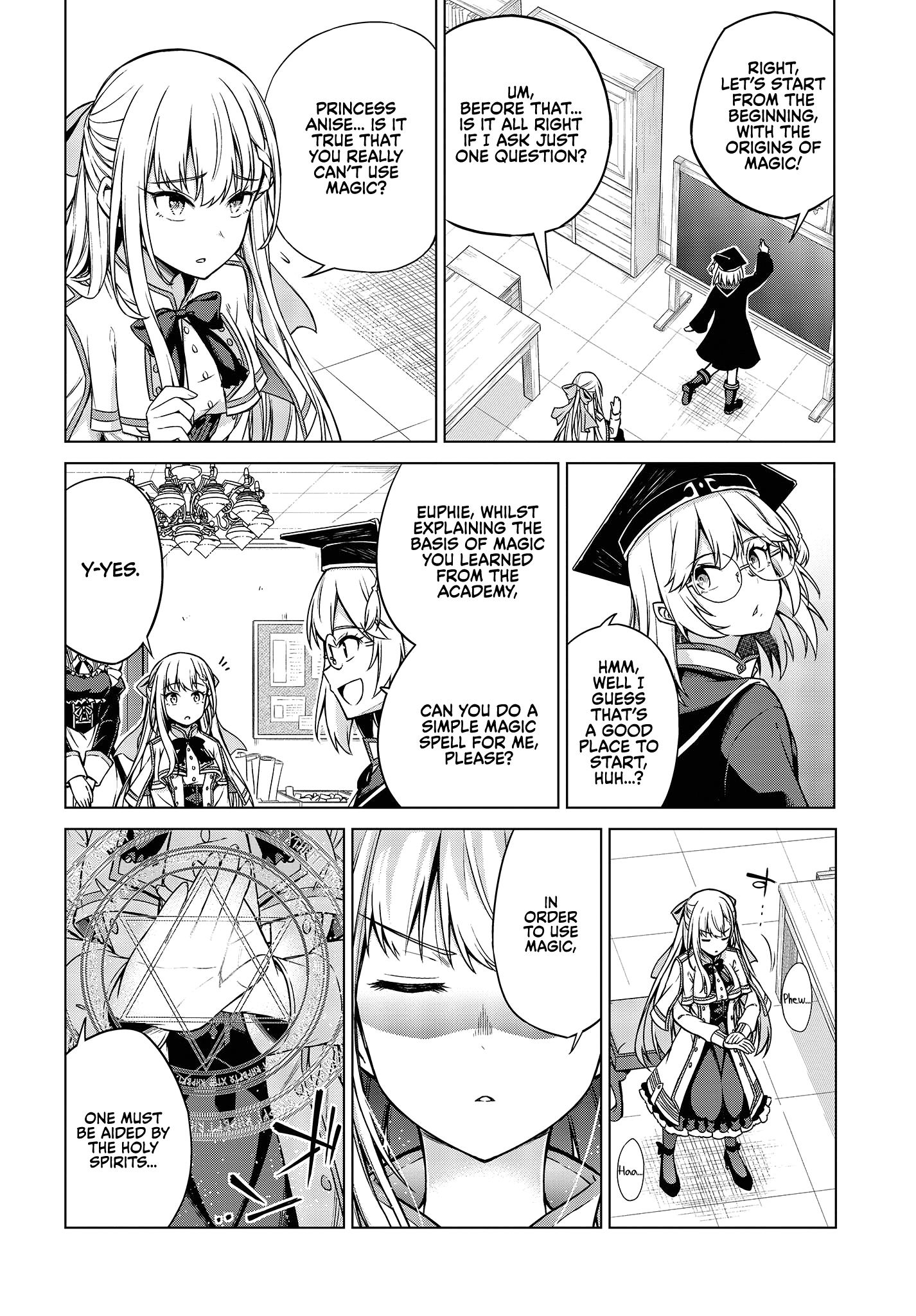 The Magical Revolution of the Reincarnated Princess and the Genius Young Lady chapter 4 page 2