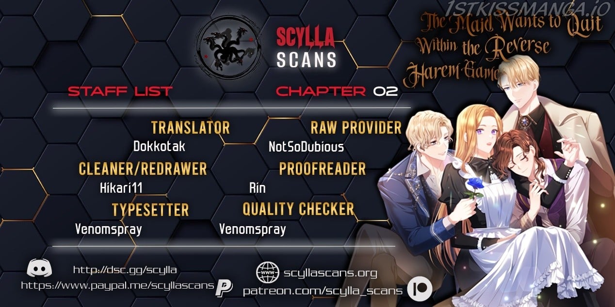 The Maid Wants to Quit Within the Reverse Harem Game chapter 2 page 1