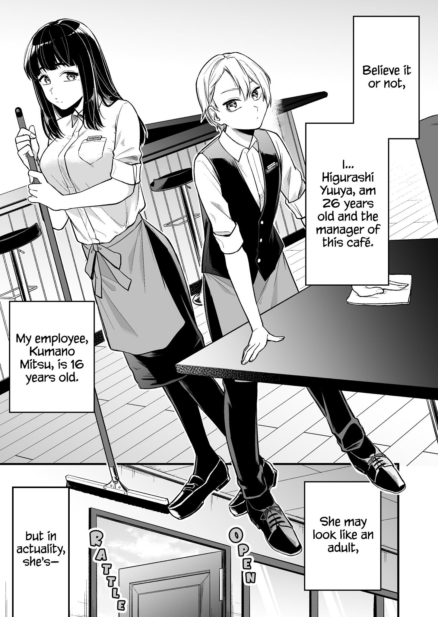 The Manager and The Oblivious Waitress chapter 2 page 2
