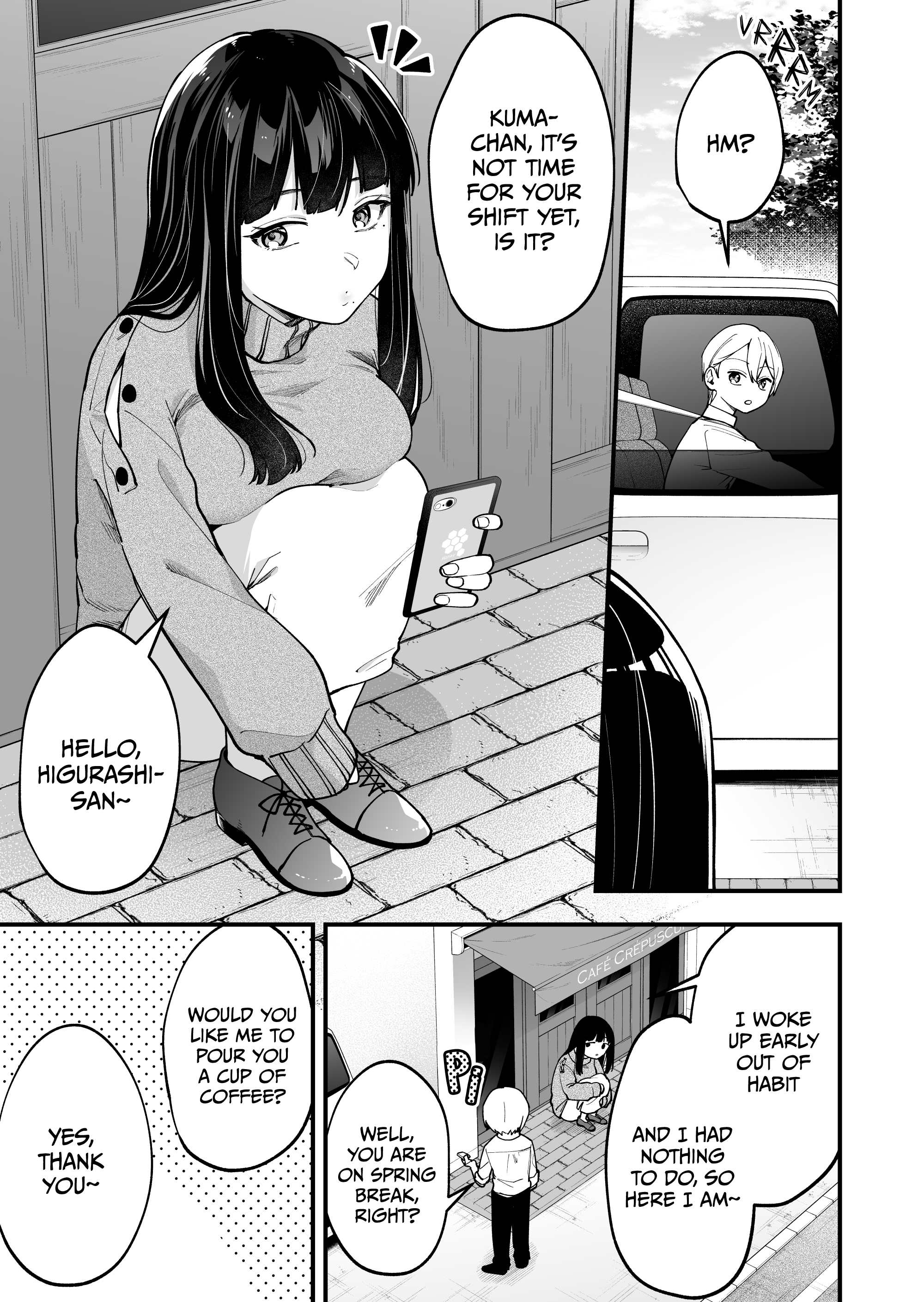 The Manager and The Oblivious Waitress chapter 9 page 1