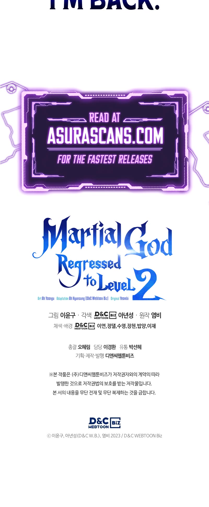 The Martial God who Regressed Back to Level 2 chapter 1 page 108