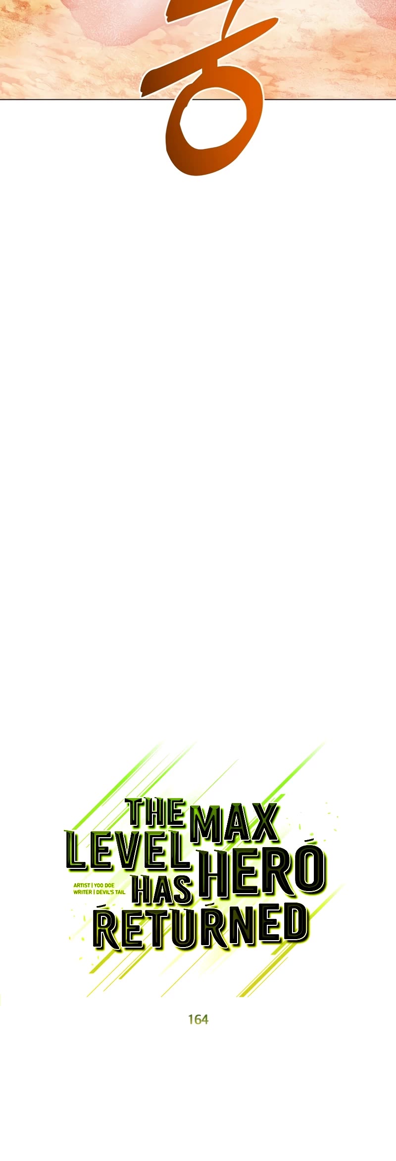 The MAX leveled hero will return! chapter 164 page 20