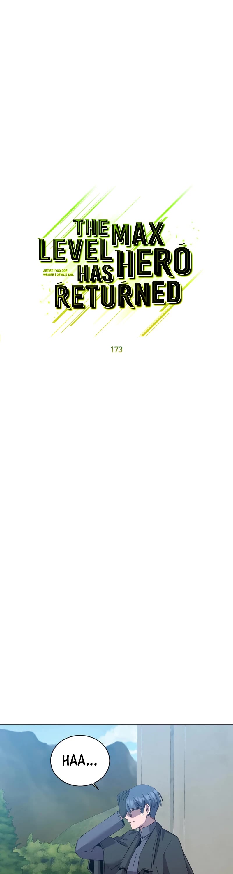 The MAX leveled hero will return! chapter 173 page 18