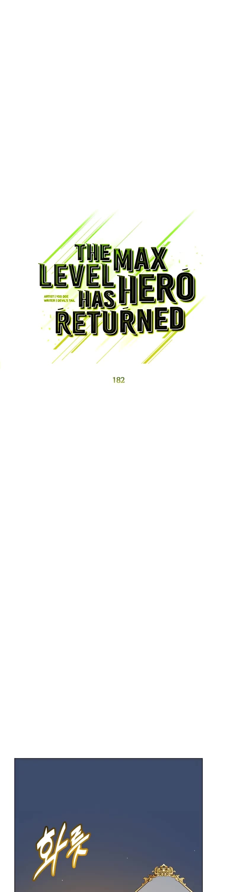 The MAX leveled hero will return! chapter 182 page 9