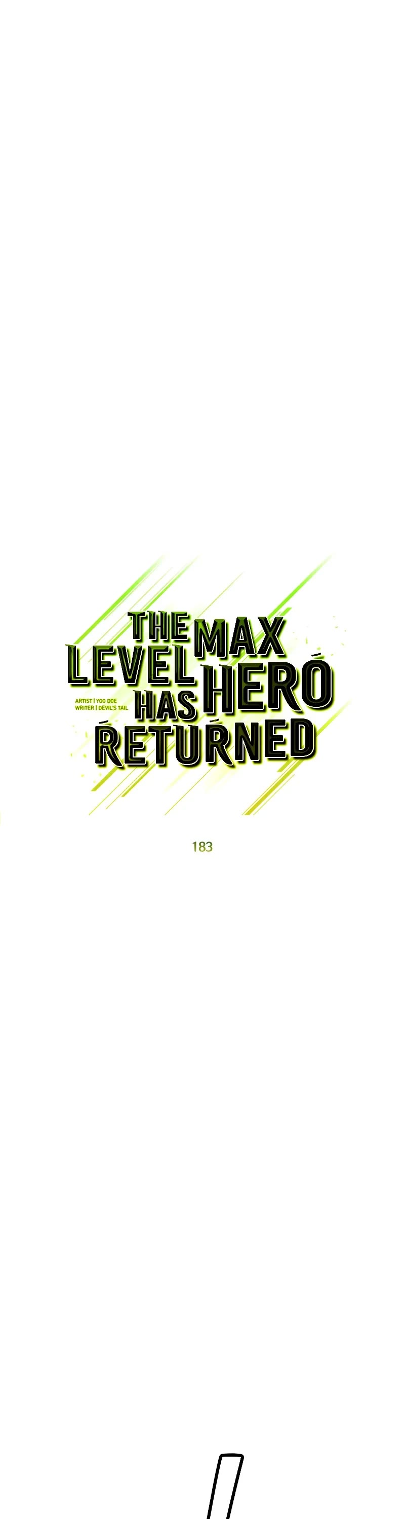 The MAX leveled hero will return! chapter 183 page 26
