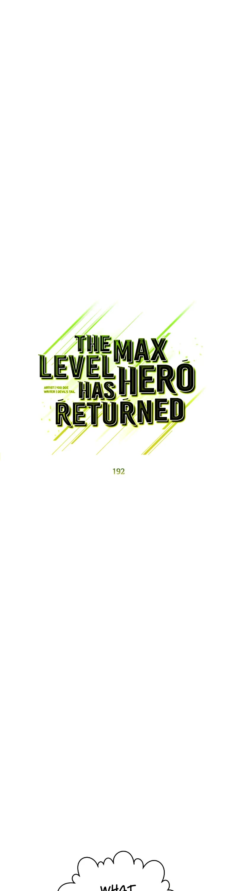 The MAX leveled hero will return! chapter 192 page 13