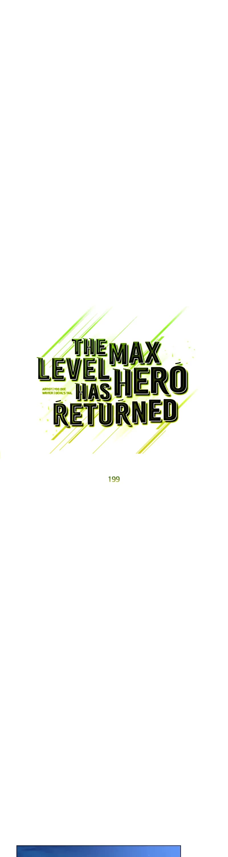 The MAX leveled hero will return! chapter 199 page 13