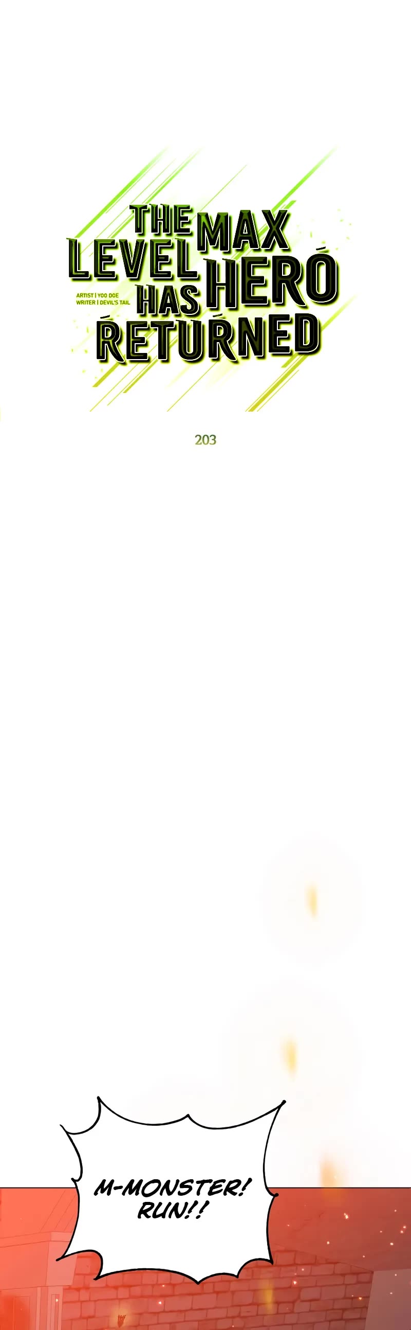 The MAX leveled hero will return! chapter 203 page 10