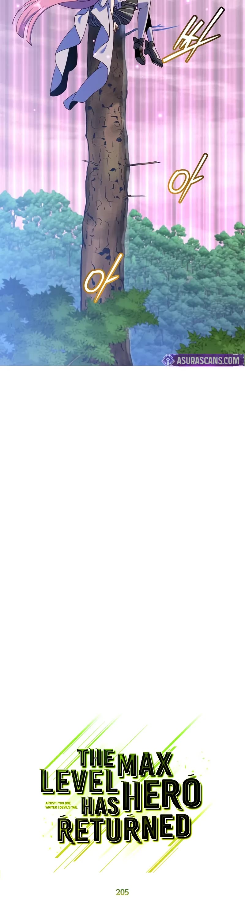 The MAX leveled hero will return! chapter 205 page 8