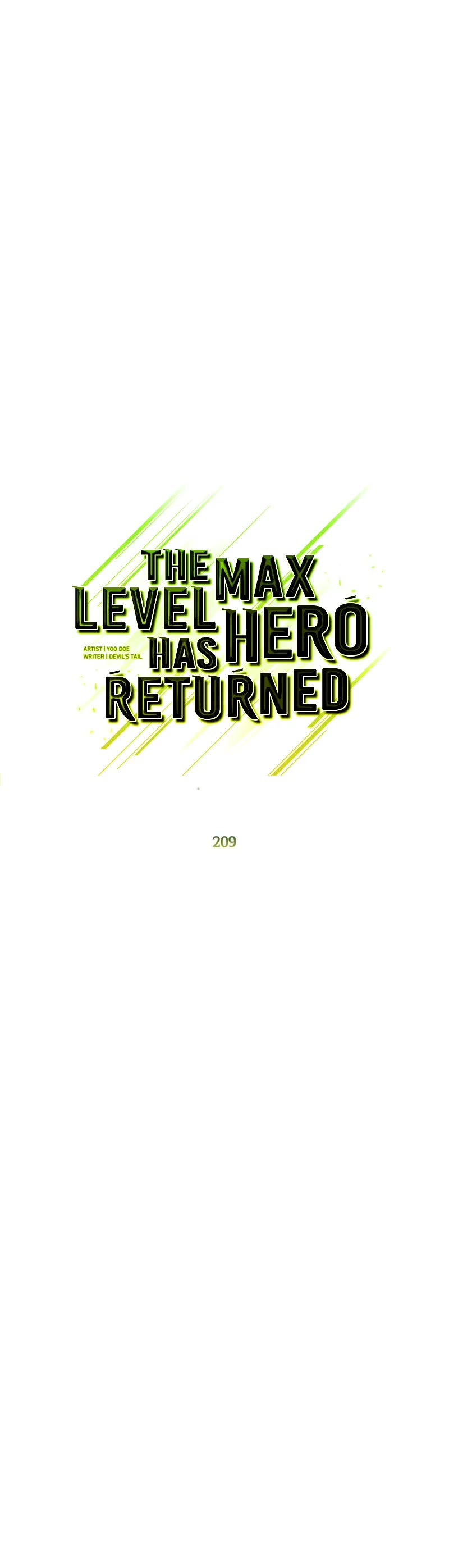 The MAX leveled hero will return! chapter 209 page 6