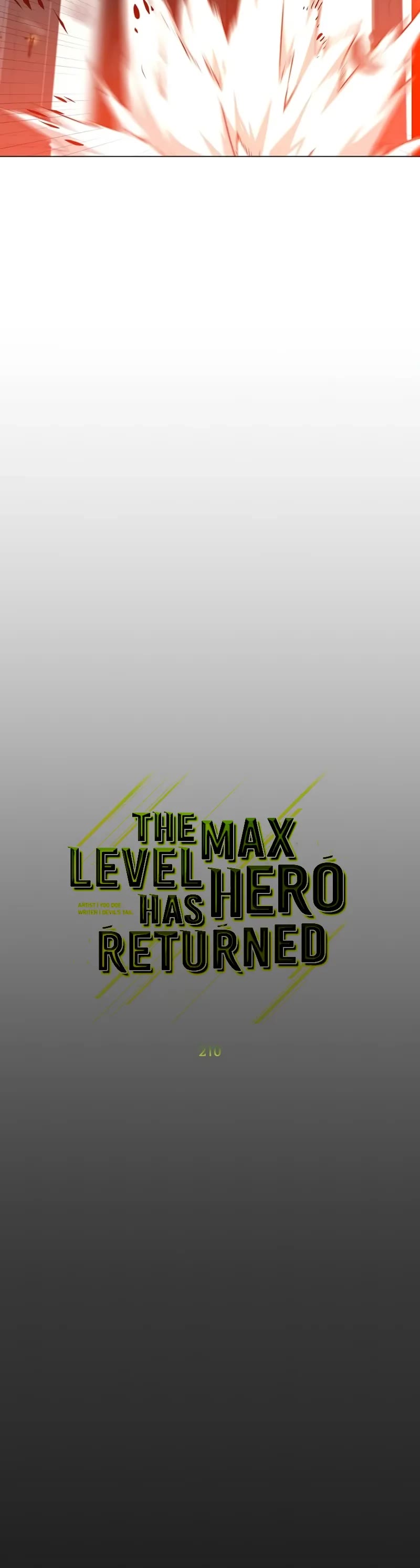 The MAX leveled hero will return! chapter 210 page 6