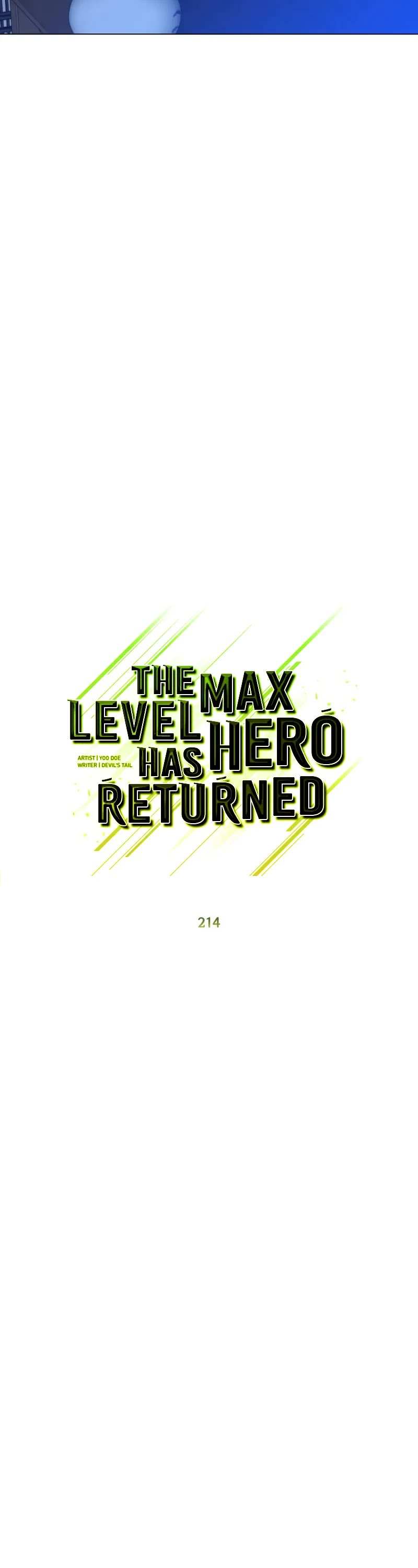 The MAX leveled hero will return! chapter 214 page 13
