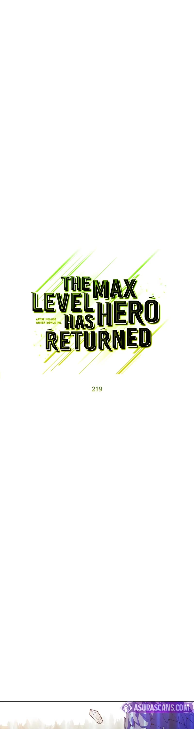 The MAX leveled hero will return! chapter 219 page 12