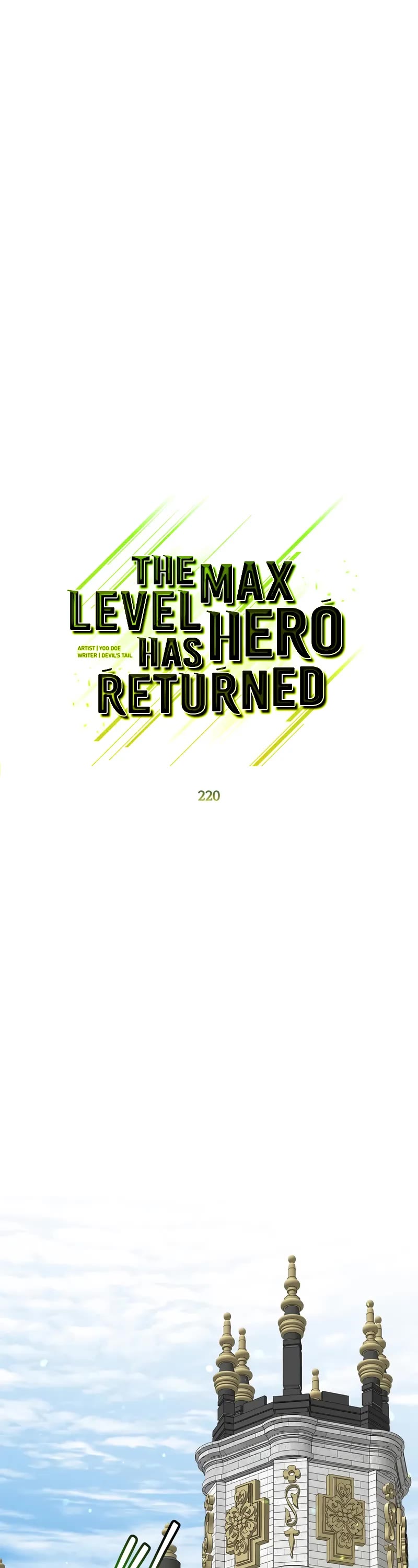 The MAX leveled hero will return! chapter 220 page 19