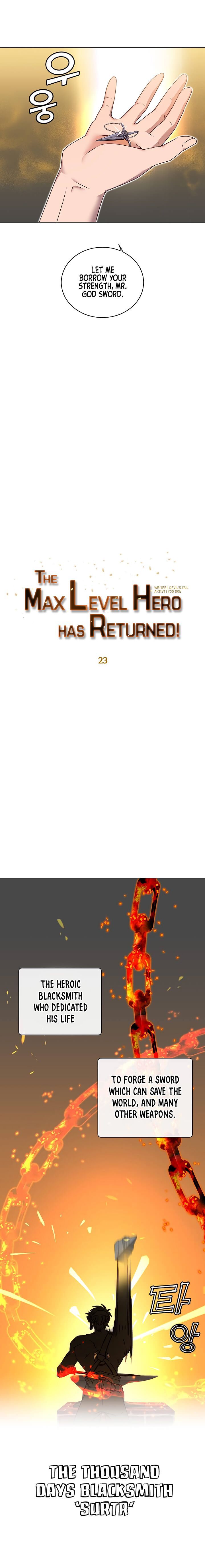 The MAX leveled hero will return! chapter 23 page 5