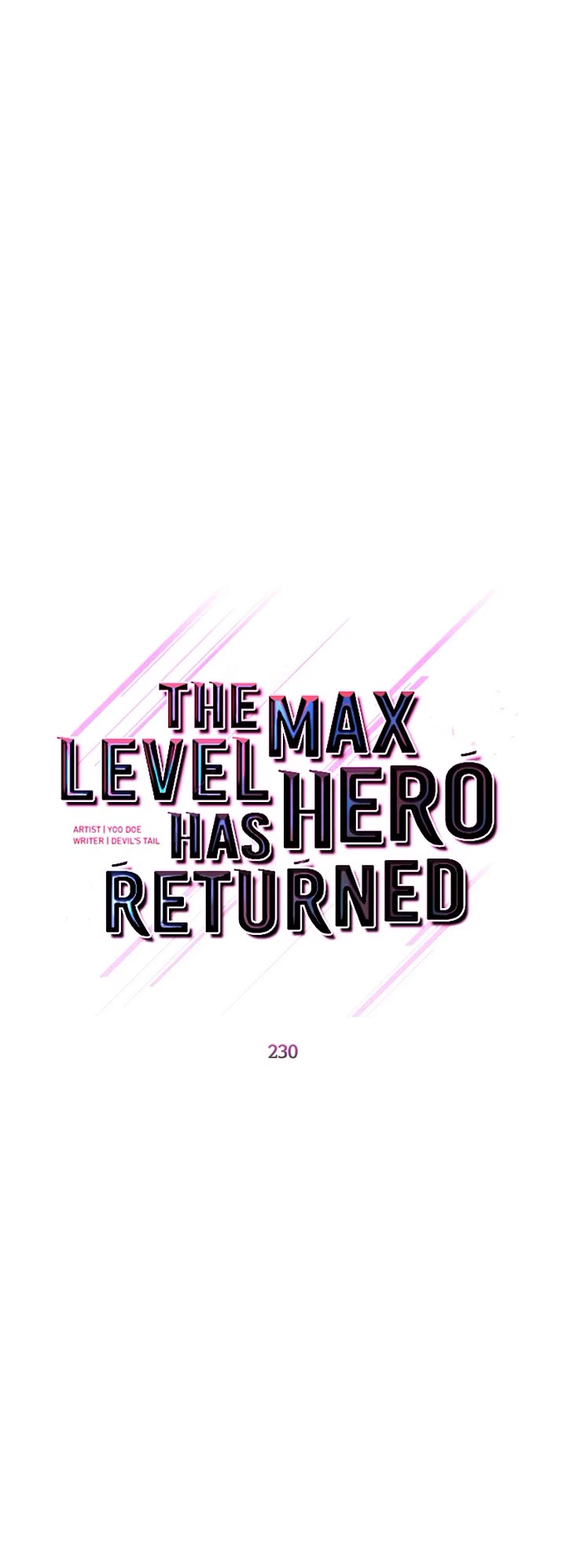 The MAX leveled hero will return! chapter 230 page 9