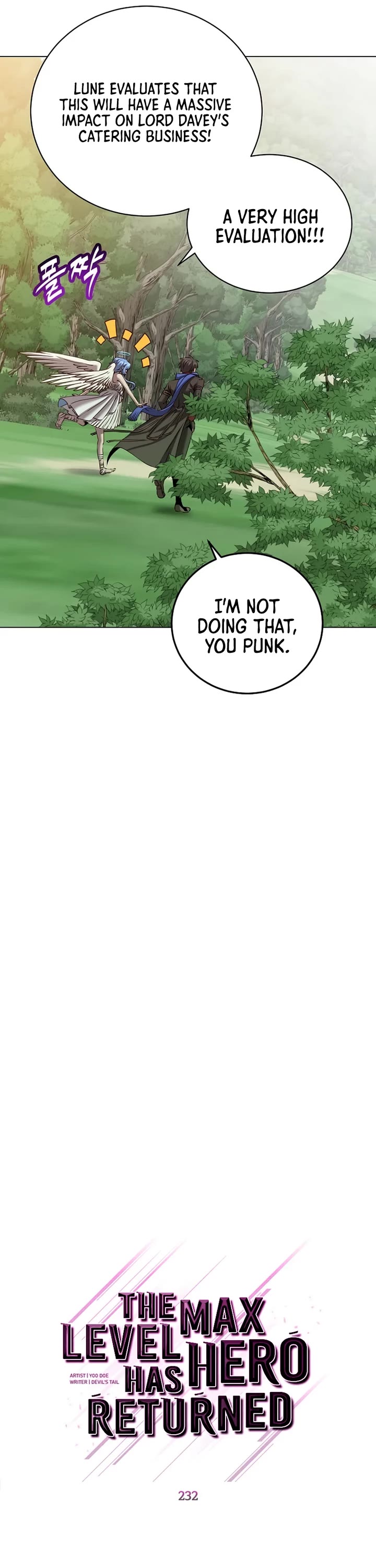 The MAX leveled hero will return! chapter 232 page 9