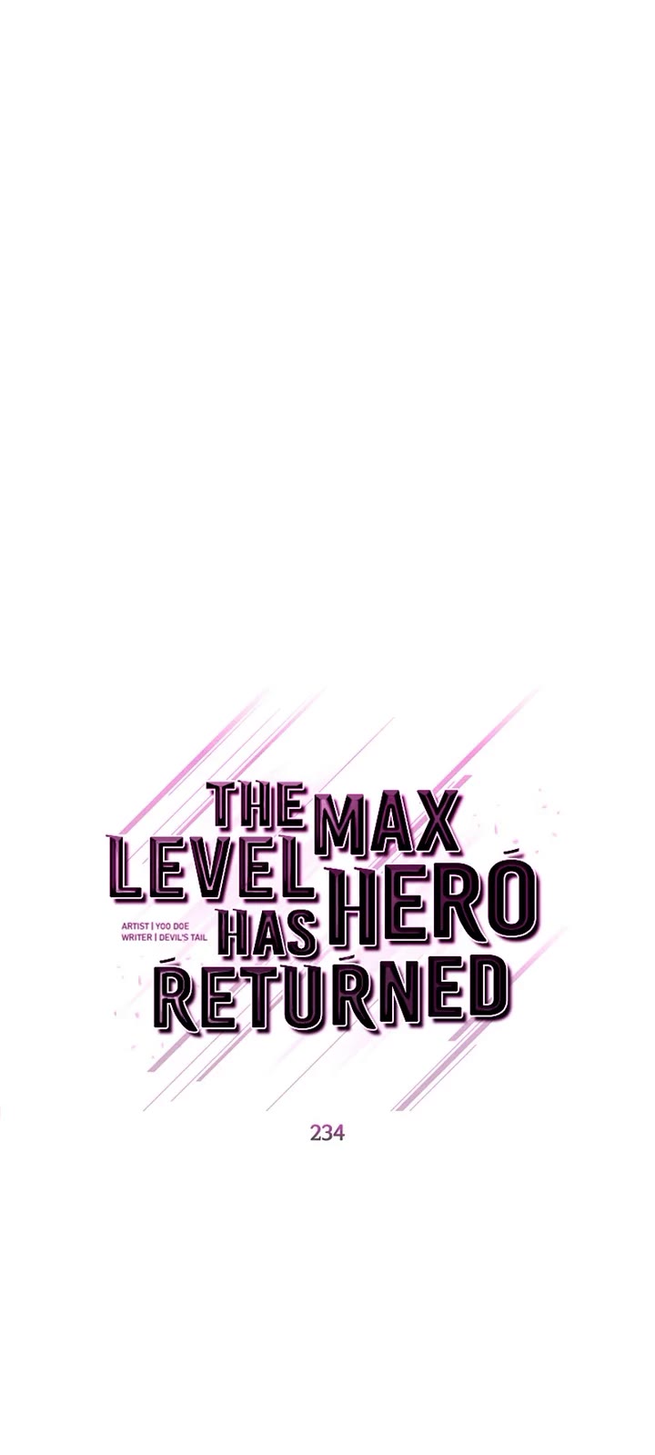 The MAX leveled hero will return! chapter 234 page 23