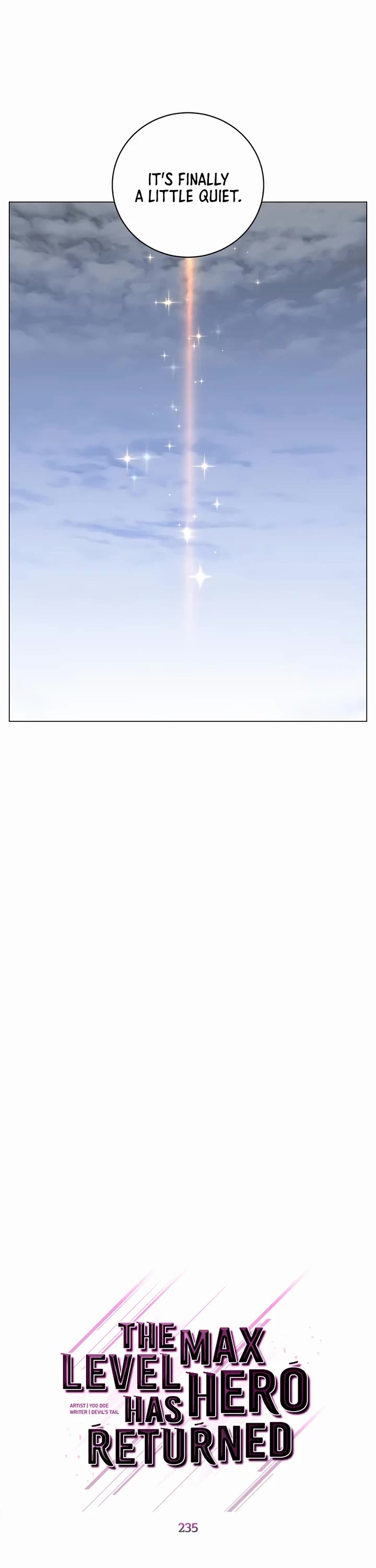 The MAX leveled hero will return! chapter 235 page 23