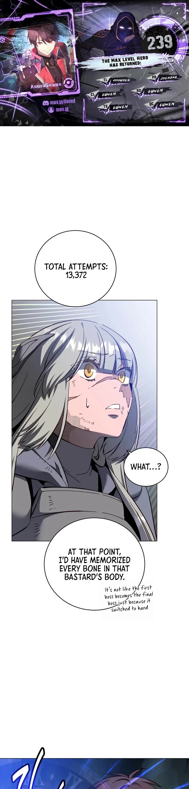 The MAX leveled hero will return! chapter 239 page 1