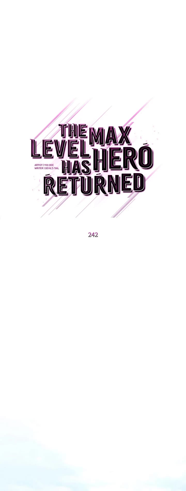 The MAX leveled hero will return! chapter 242 page 10