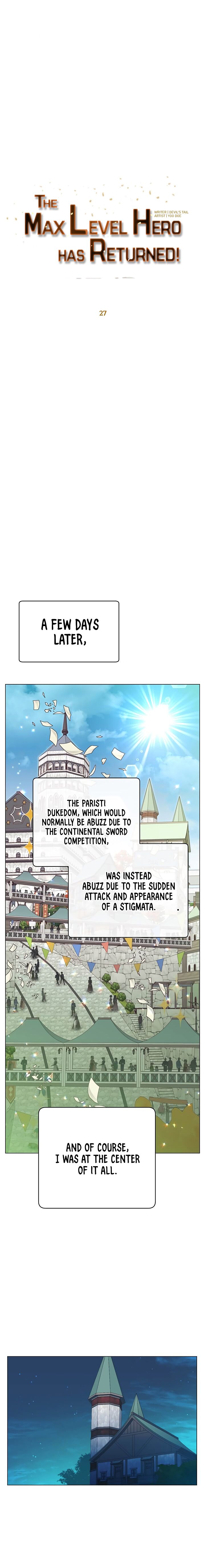 The MAX leveled hero will return! chapter 27 page 9