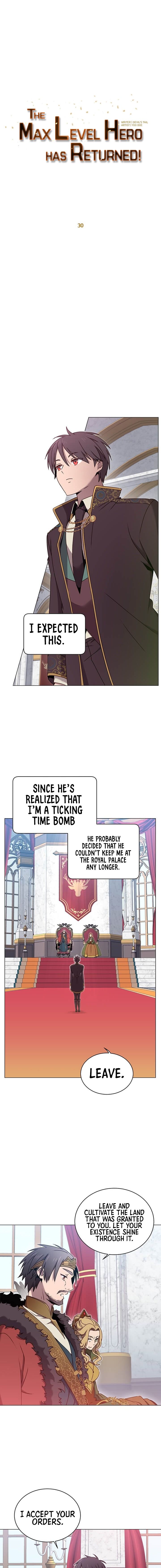 The MAX leveled hero will return! chapter 30 page 6