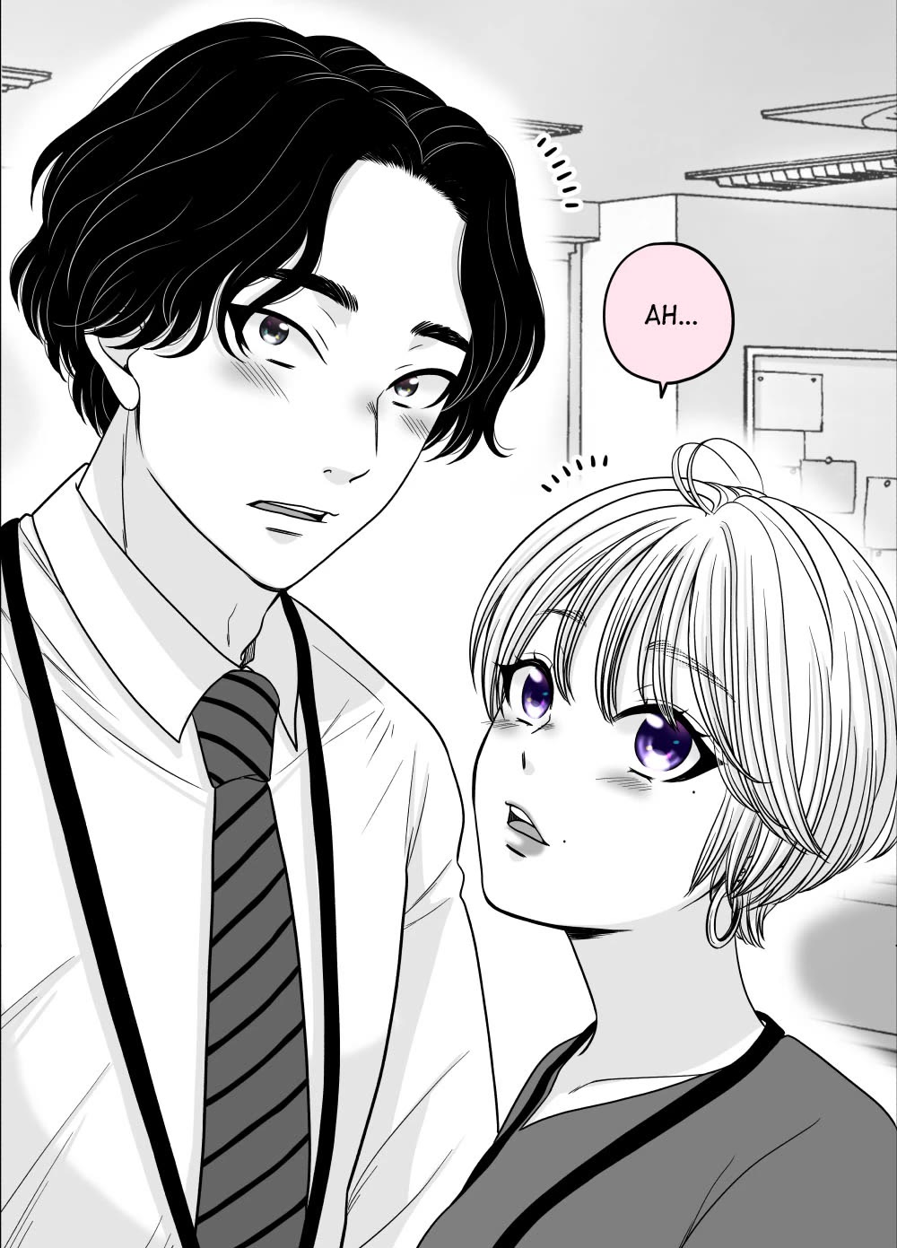 The Mentor and the New Employee Who are Getting More and More Into Each Other chapter 2 page 1