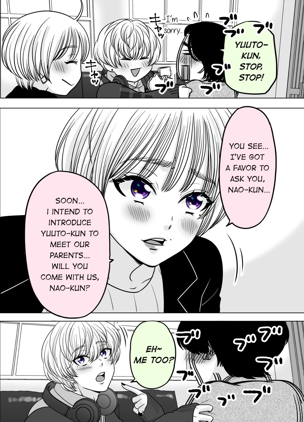 The Mentor and the New Employee Who are Getting More and More Into Each Other chapter 46 page 1