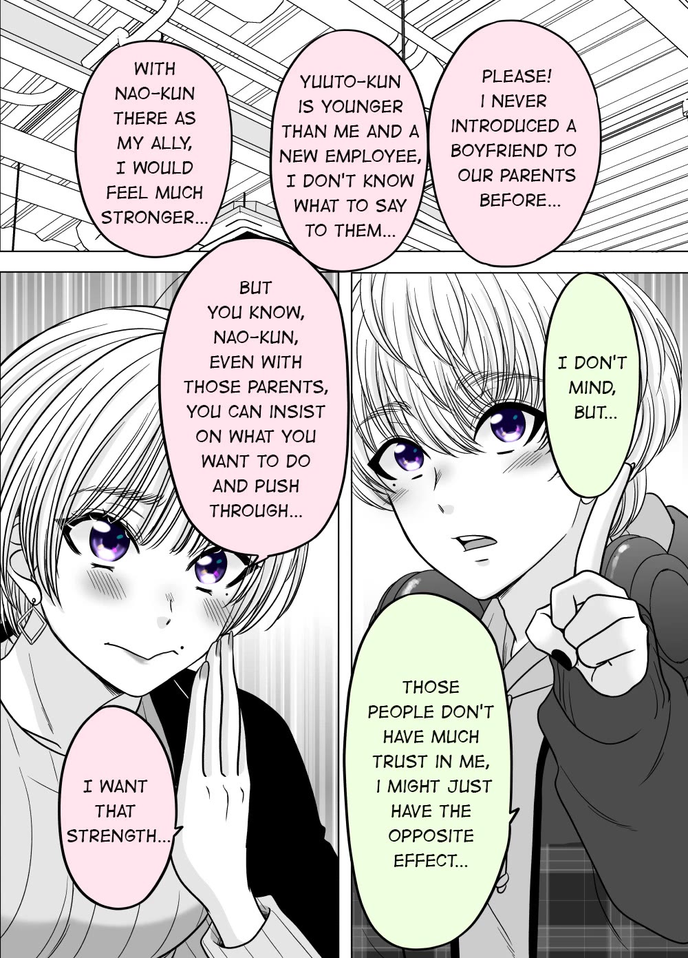 The Mentor and the New Employee Who are Getting More and More Into Each Other chapter 46 page 2