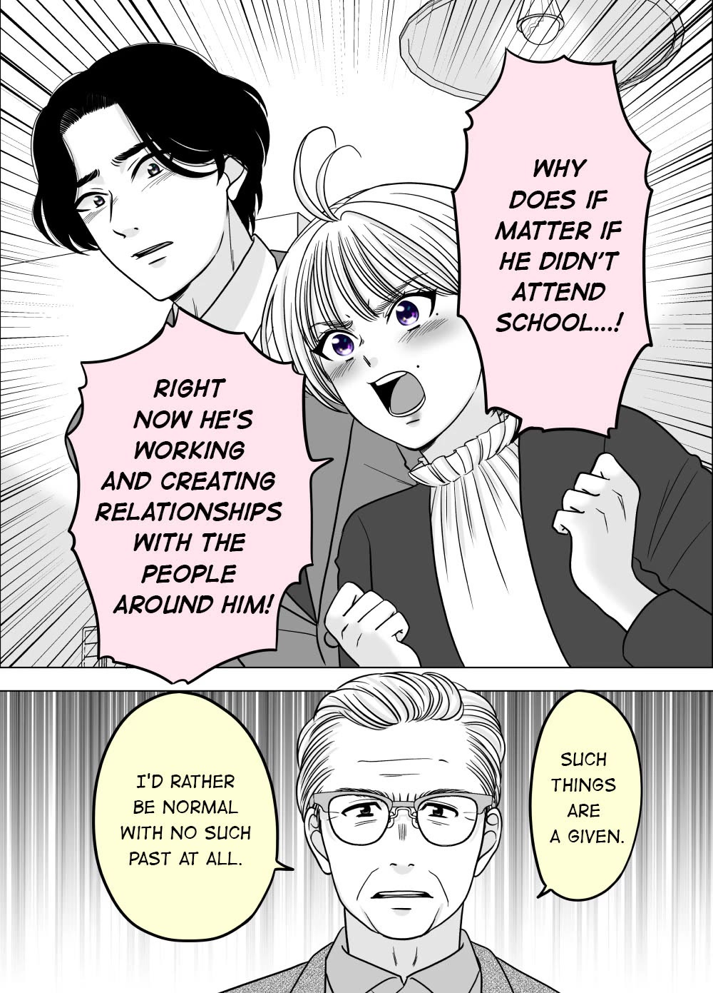 The Mentor and the New Employee Who are Getting More and More Into Each Other chapter 49 page 4