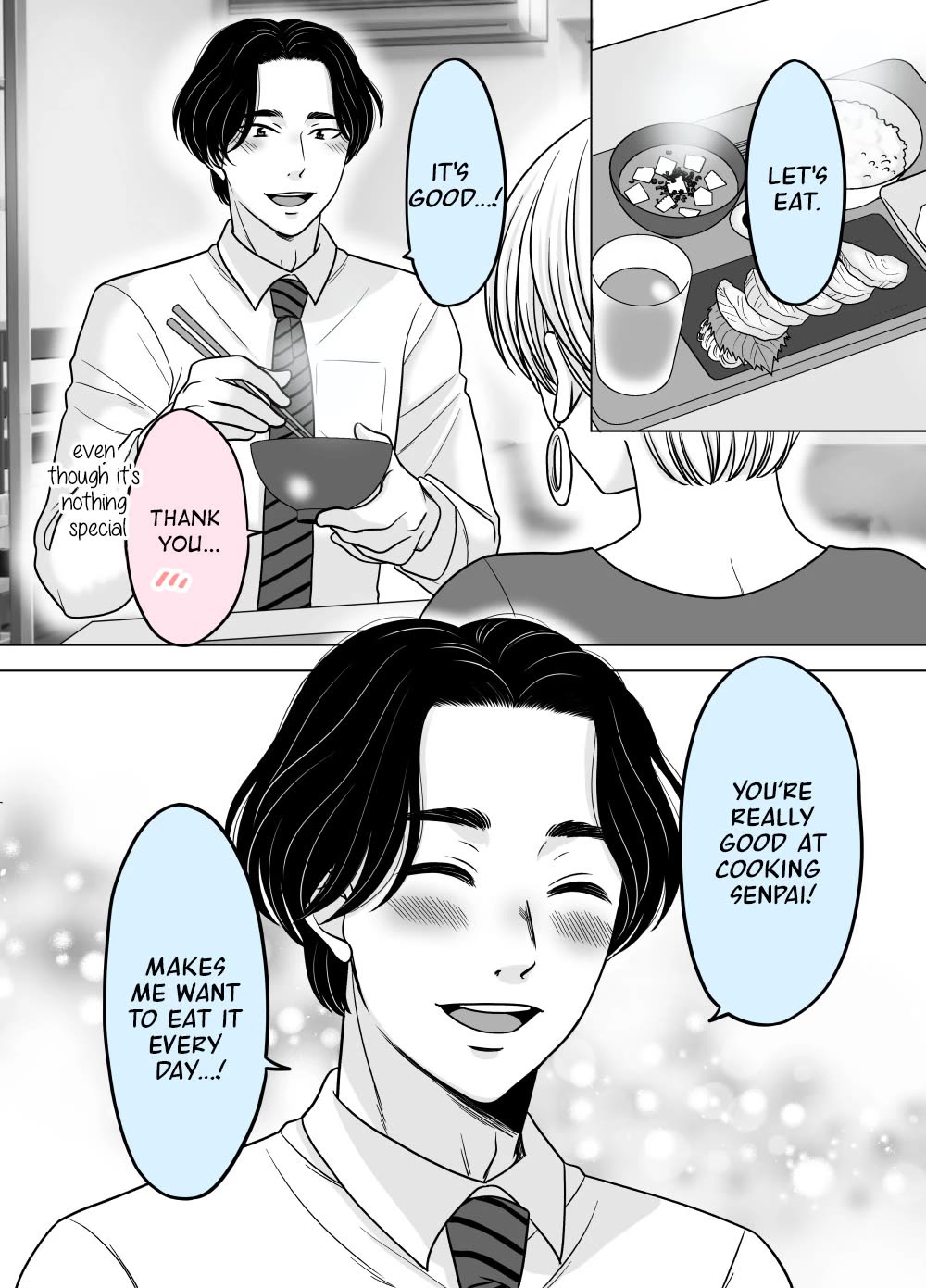 The Mentor and the New Employee Who are Getting More and More Into Each Other chapter 7 page 1